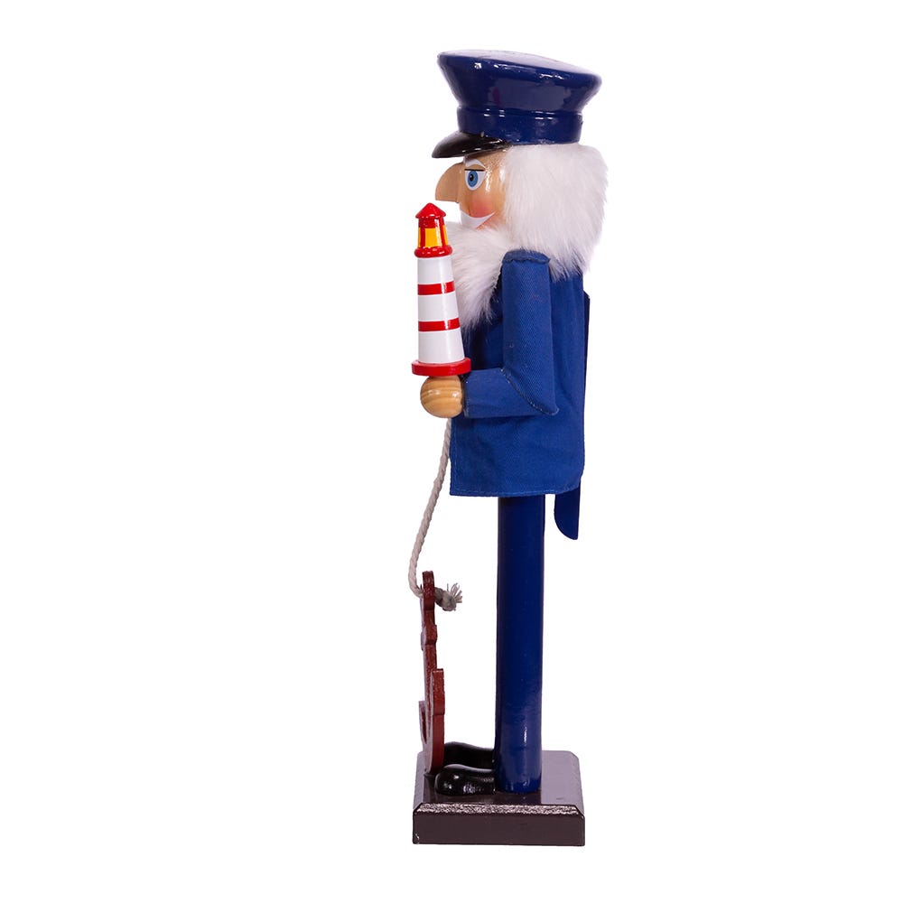 Kurt Adler 15-Inch Sailor Nutcracker with Anchor and Lighthouse